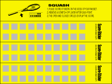 Squash sticker