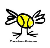 Tennis ball cartoon