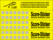 Score-Stickers for tennis
