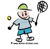 Tennis cartoon clipart