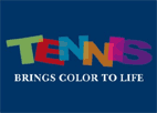 Tennis greeting card